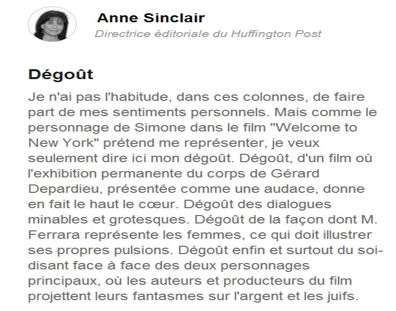 Το κείμενό της στη Huffington Post