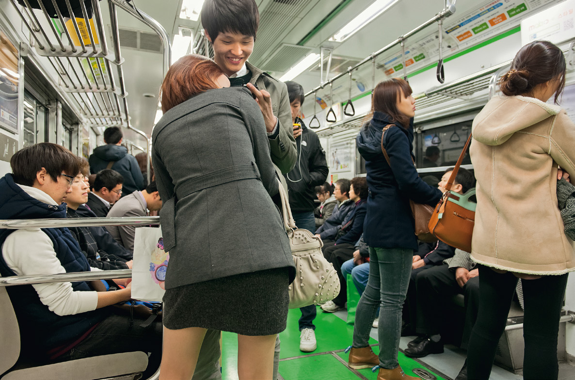 Μέσα στο μετρό της Νότιας Κορέας