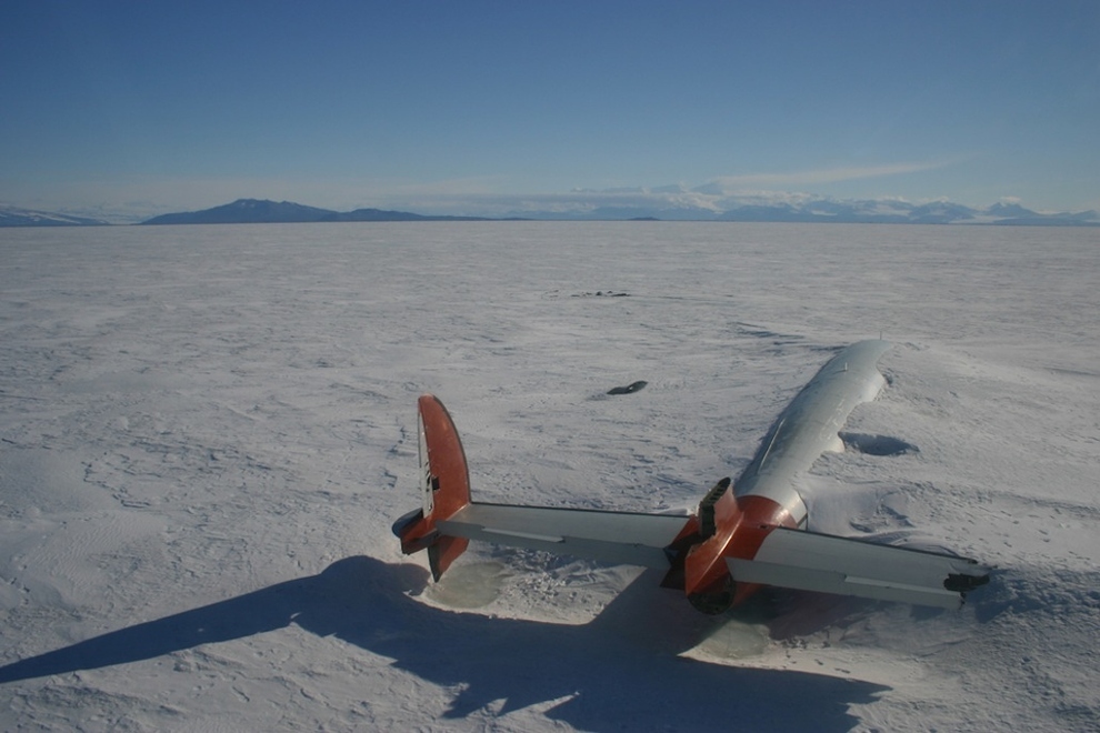 Τα απομεινάρια του Πήγασου στο McMurdo Sound, Ανταρκτική