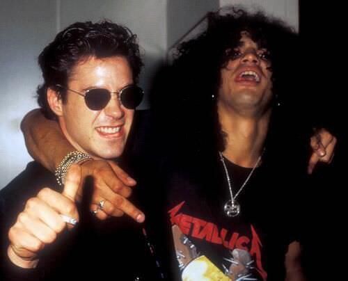 Ρόμπερτ Ντάουνι Τζούνιορ και ο Slash από τους Guns n Roses