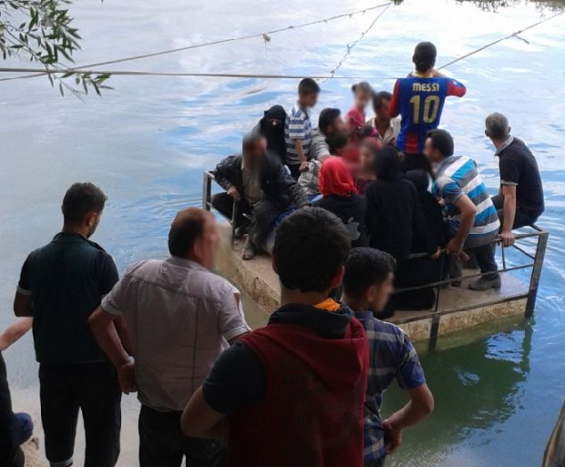 Ένα από τα περάσματα στη Συρία - φωτό Daily Mail