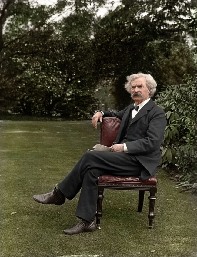 Ο Μαρκ Τουέιν το 1900