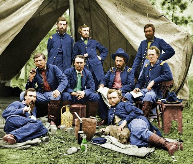 1863: Στρατιώρες των Βορείων στον εμφύλιο των ΗΠΑ