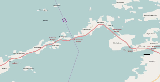 "Atlanic Ocean Road map" από τον OpenStreetMap