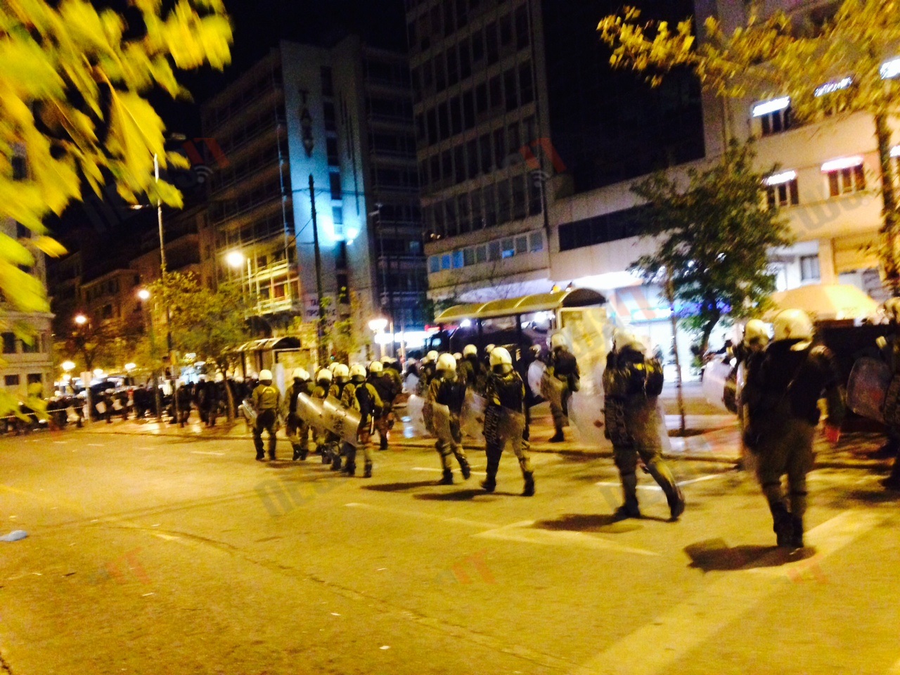 Ισχυρές αστυνομικές δυνάμεις στο κέντρο της Αθήνας