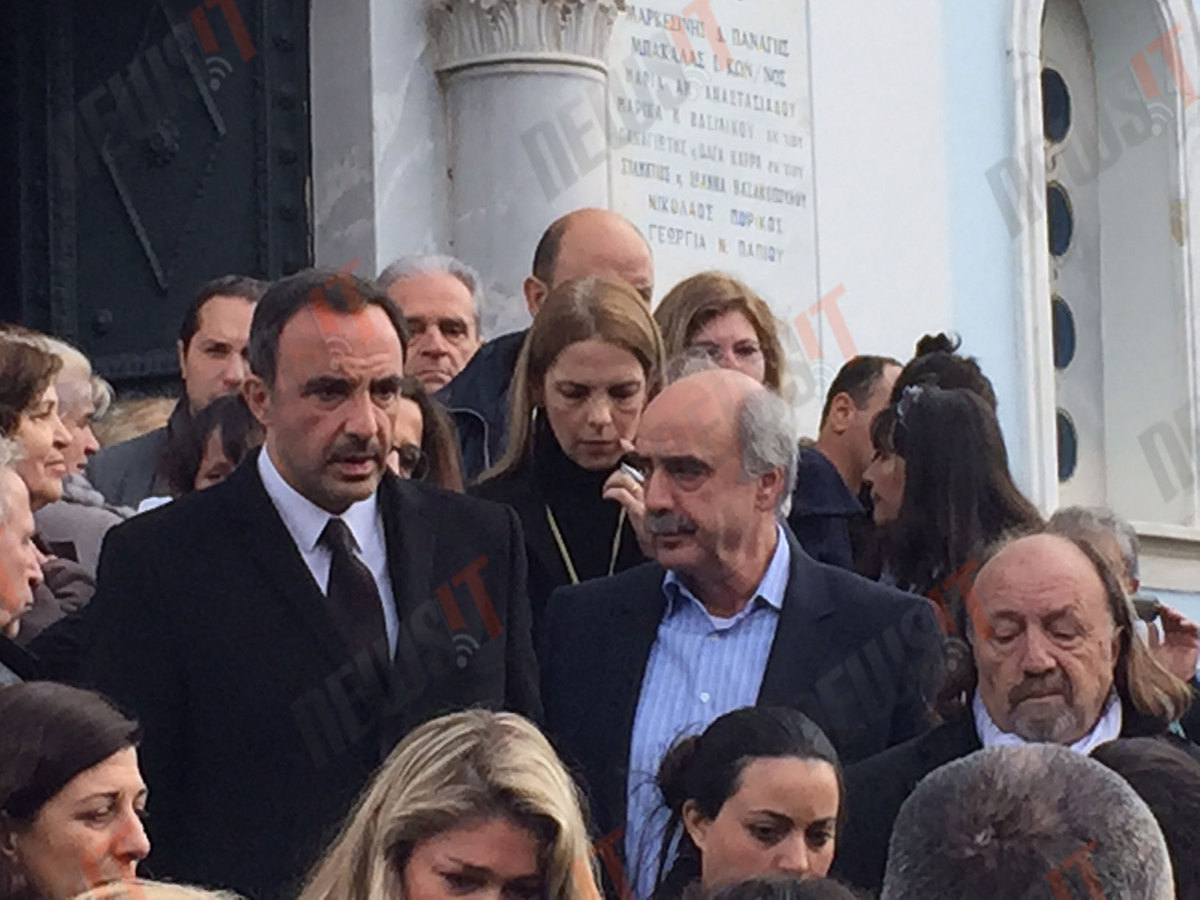 Ο Νίκος Αλιάγας με τον απερχόμενο Πρόεδρο της Βουλής, Βαγγέλης Μεϊμαράκη