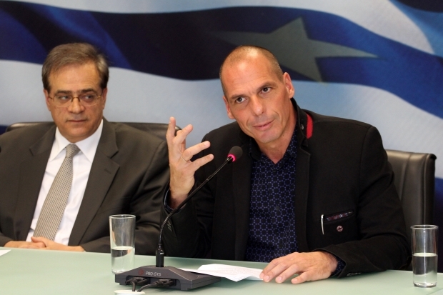 Από την τελετή παράδοσης - παραλαβής το Υπουργείου Οικονομικών