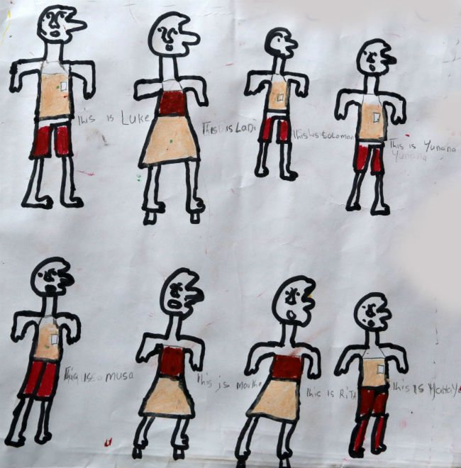 Rita, 14 ετών: Ζωγράφισε όλα τα αδέρφια της. Είπε ότι της λείπουν αλλά δεν ξέρει αν είναι ζωντανοί ή νεκροί