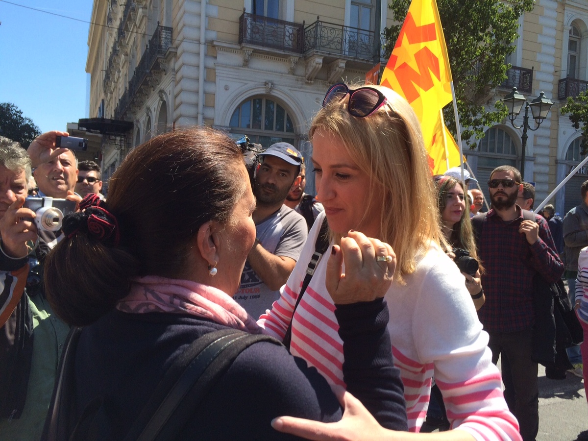 Η περιφερειάρχης Αττικής, Ρένα Δούρου