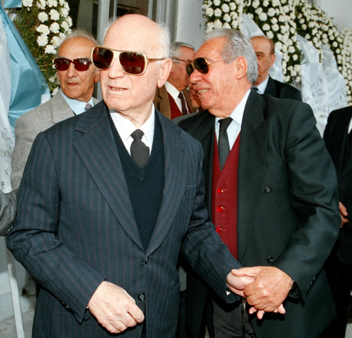 Ο Θ. Θεοφιλογιαννάκος μαζί με τον Στ. Παττακό σε παλαιότερη φωτογραφία - ΦΩΤΟ EUROKINISSI