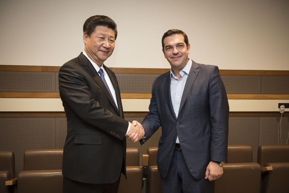 Με τον πρόεδρο της Κίνας Σι Τζινπίνγκ
