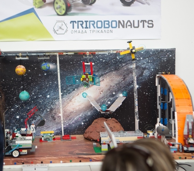 Η ρομποτική κατασκευή της ομάδας TriRoboNauts, 2η θέση