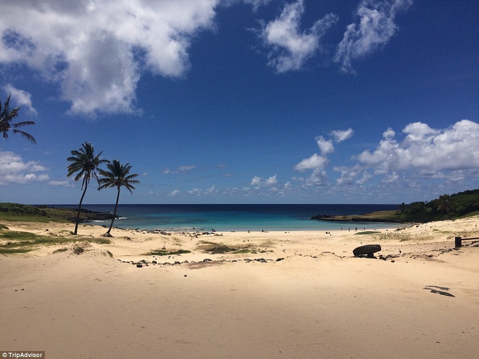 16. Anakena Beach, Easter Island