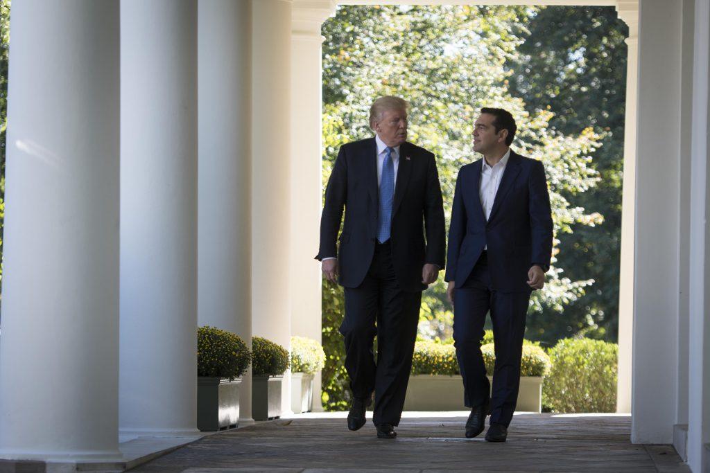 trump tsipras whitehouse