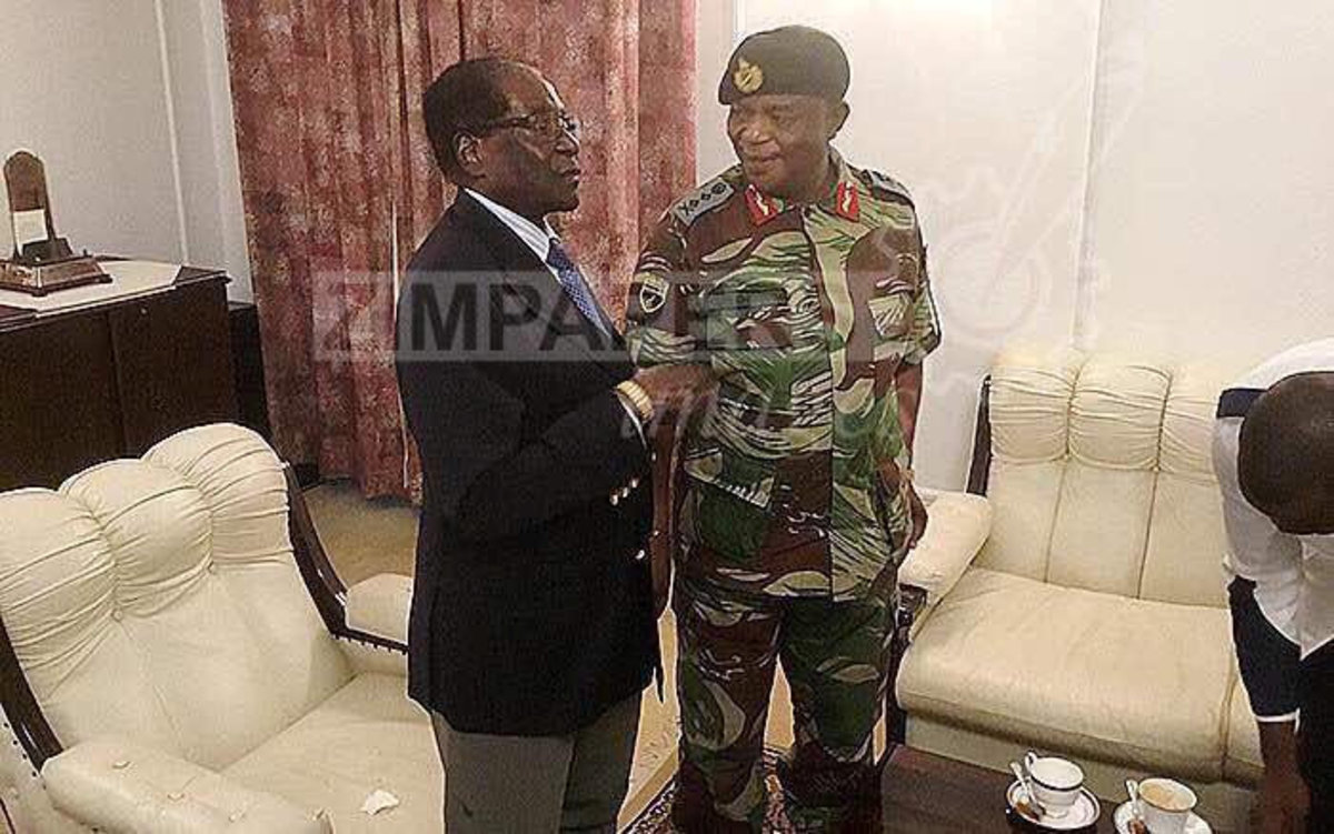 Ζιμπάμπουε Μουγκάμπε πραξικόπημα