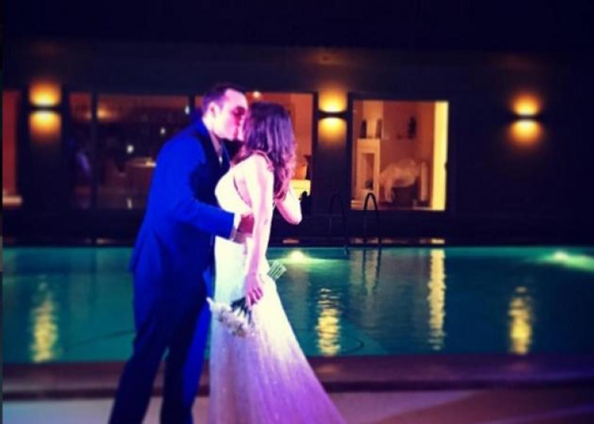 Ελένη Καρποντίνη – Βασίλης Λιάτσος: Το γαμήλιο πάρτυ και ο πρώτος χορός του ζευγαριού! [pics,vids]