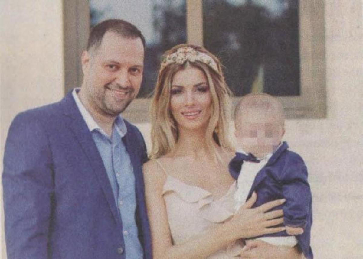 Βασίλης Σταθοκωστόπουλος – Αλεξάνδρα Λοΐζου: Κεκλεισμένων των θυρών η βάφτιση του γιου τους!