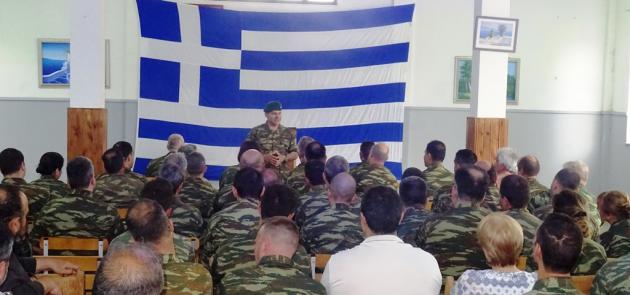Ο Διοικητής της ΑΣΔΕΝ στη “Μεραρχία Κρητών” [pics]