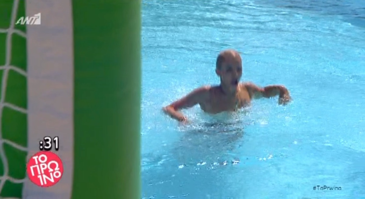 Αποκαλυπτικό ατύχημα στο Πρωινό! Βγήκε από την πισίνα και φάνηκαν όλα!