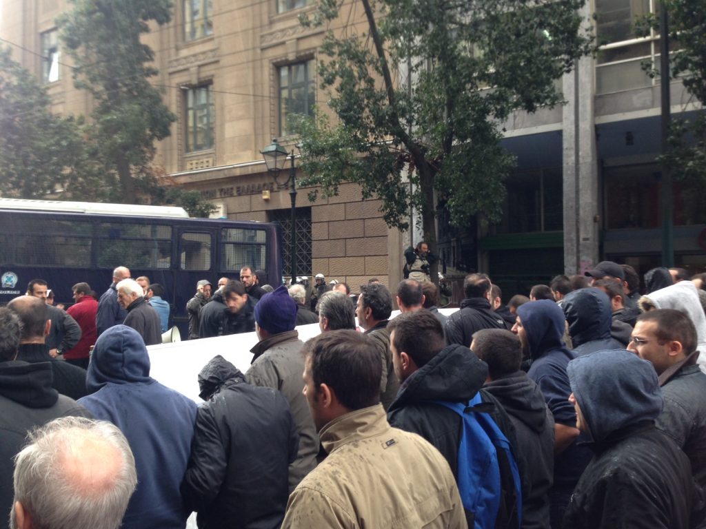 Μπλόκαραν πορεία του ΠΑΜΕ