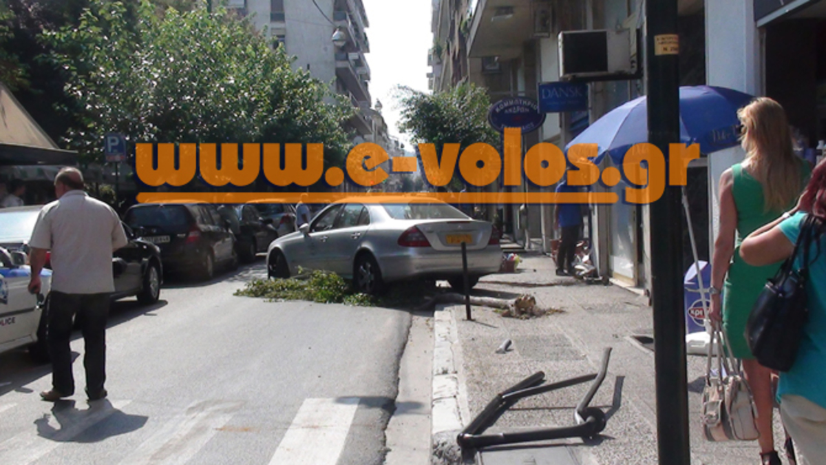 Βόλος: Το ταξί που τα πήρε όλα παραμάζωμα – Φωτό και βίντεο!