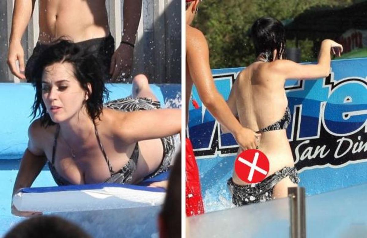 Το ατύχημα της Katy Perry σε νεροτσουλήθρες – Βγήκε το κάτω μέρος από το μαγιό της!