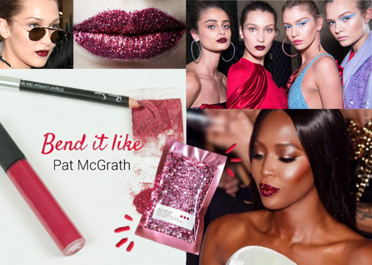 Πώς να κάνεις το glitter lip που έχει γίνει παγκόσμια εμμονή! Από την N. Campbell μέχρι την B. Hadid!