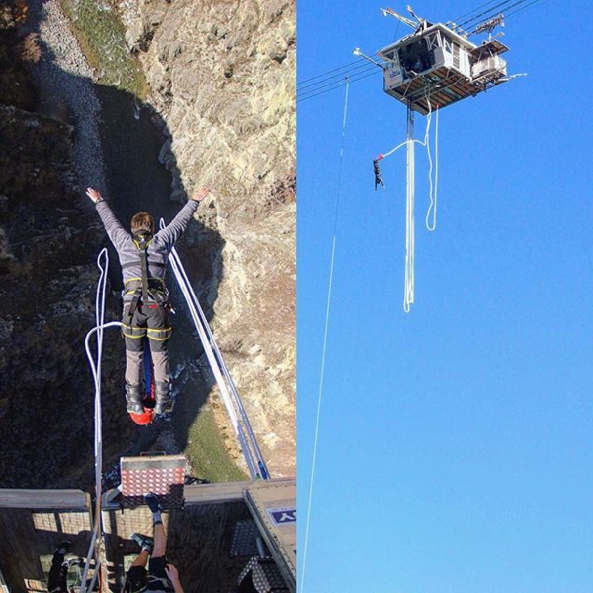 Γνωστός δημοσιογράφος πήδηξε από 134 μέτρα πριν επιστρέψει στην τηλεόραση! ΒΙΝΤΕΟ
