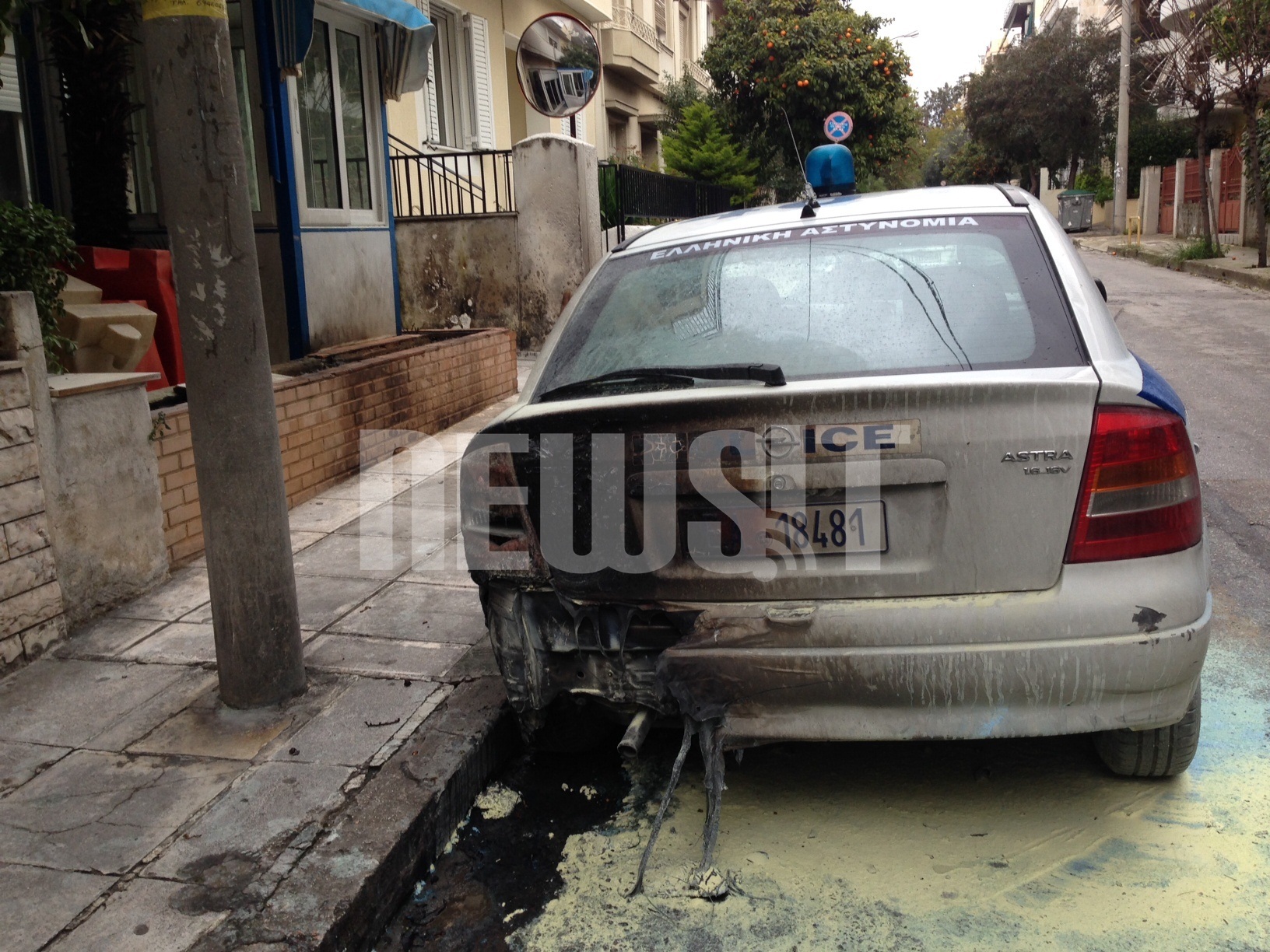 Επίθεση με μολότοφ σε αστυνομικό τμήμα