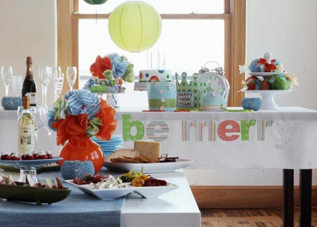 Διακόσμηση για το πάρτι της Πρωτοχρονιάς!