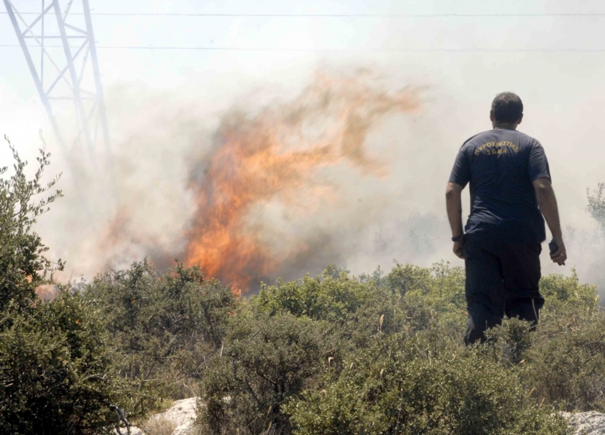 Φωτιά στα Σφακιά – Υπό μερικό έλεγχο στην Πέτα Κερατέας και στην Χαμολιά στη Βραυρώνα