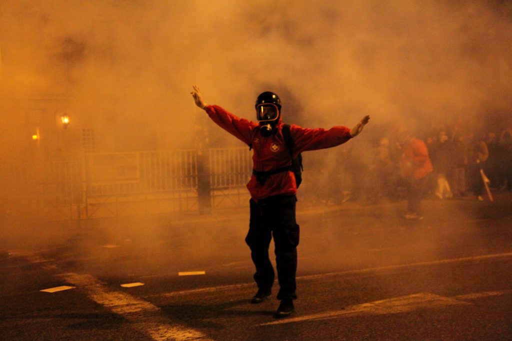 Καρέ καρέ τα επεισόδια στην επέτειο του Πολυτεχνείου