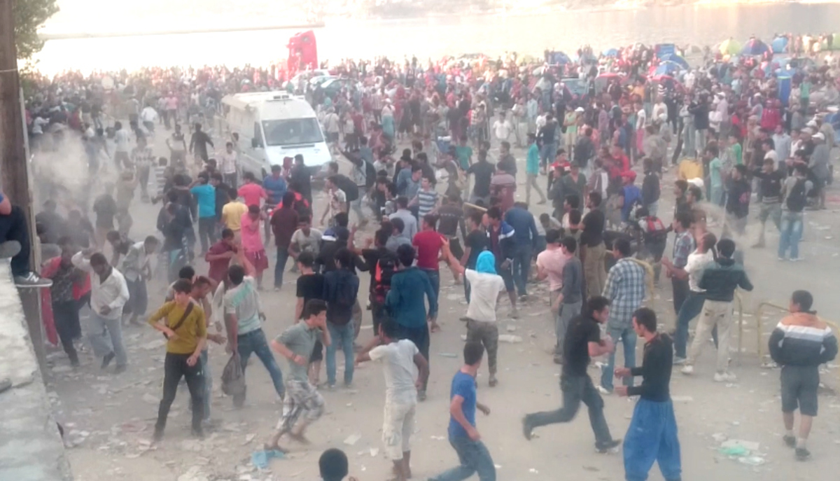 Τα επεισόδια στη Μυτιλήνη