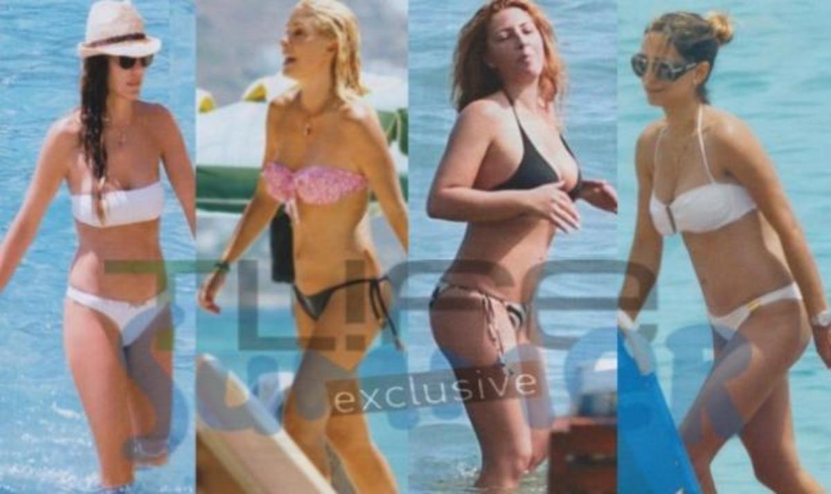 Όταν οι  Ελληνίδες celebrities βγαίνουν με μαγιώ στην παραλία!
