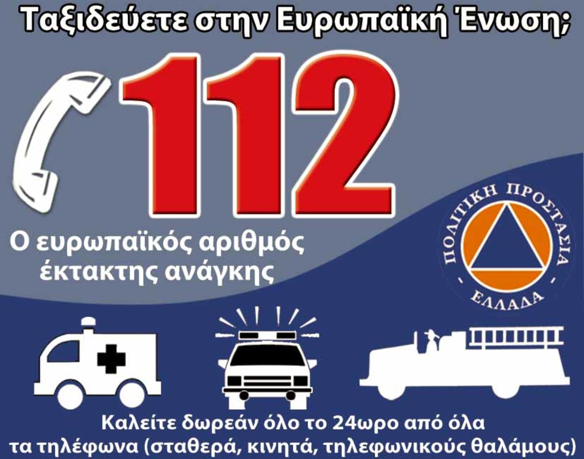 Τι είναι ο αριθμός 112; Απαντά σε 9 δευτερόλεπτα!