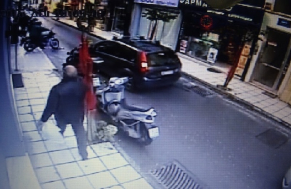 Κρήτη:Απίθανο τροχαίο στην κάμερα