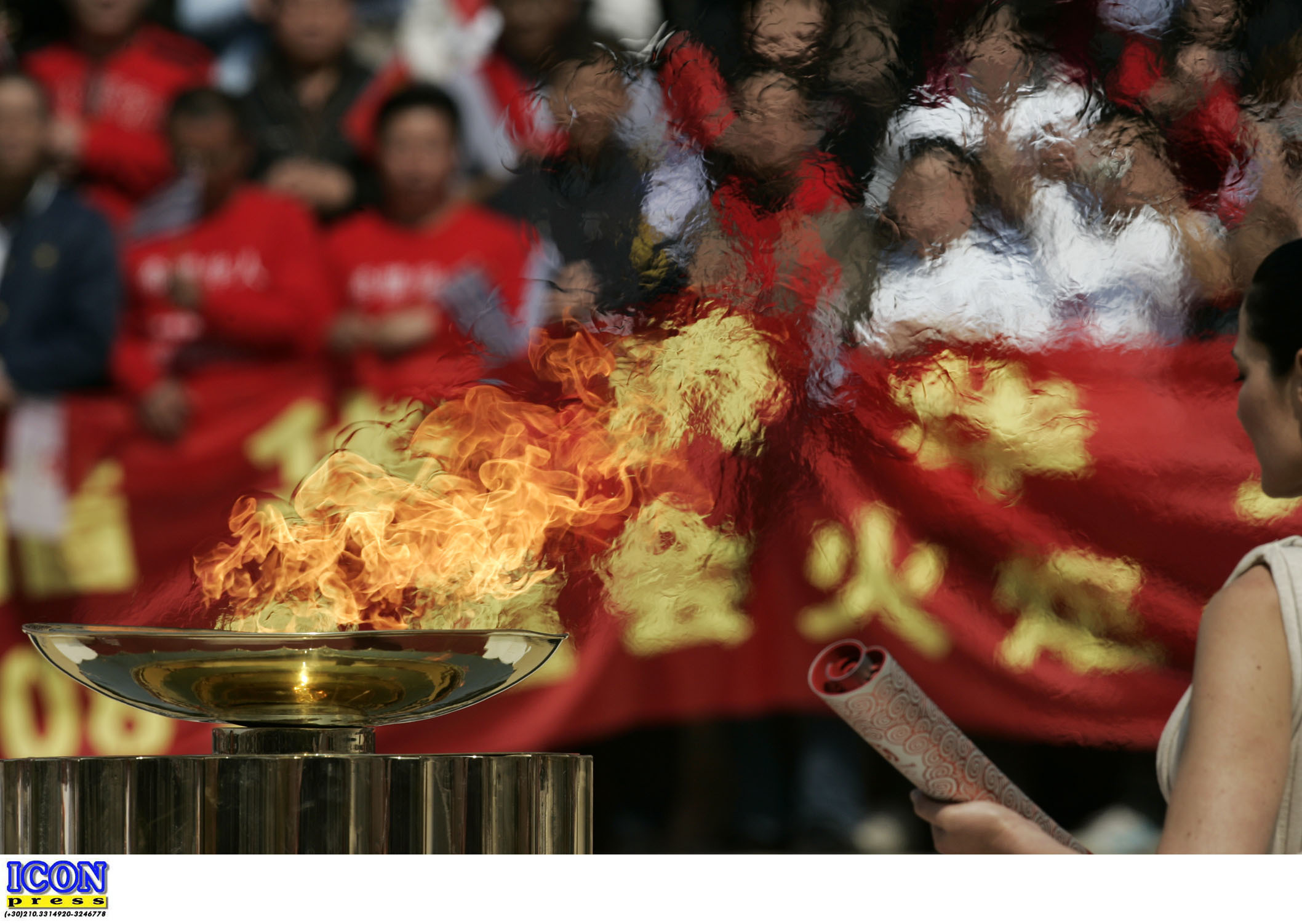 Μπέκαμ, Δήμας και γαλαζοαίματοι στην τελετή παράδοσης της φλόγας οτο Καλλιμάρμαρο