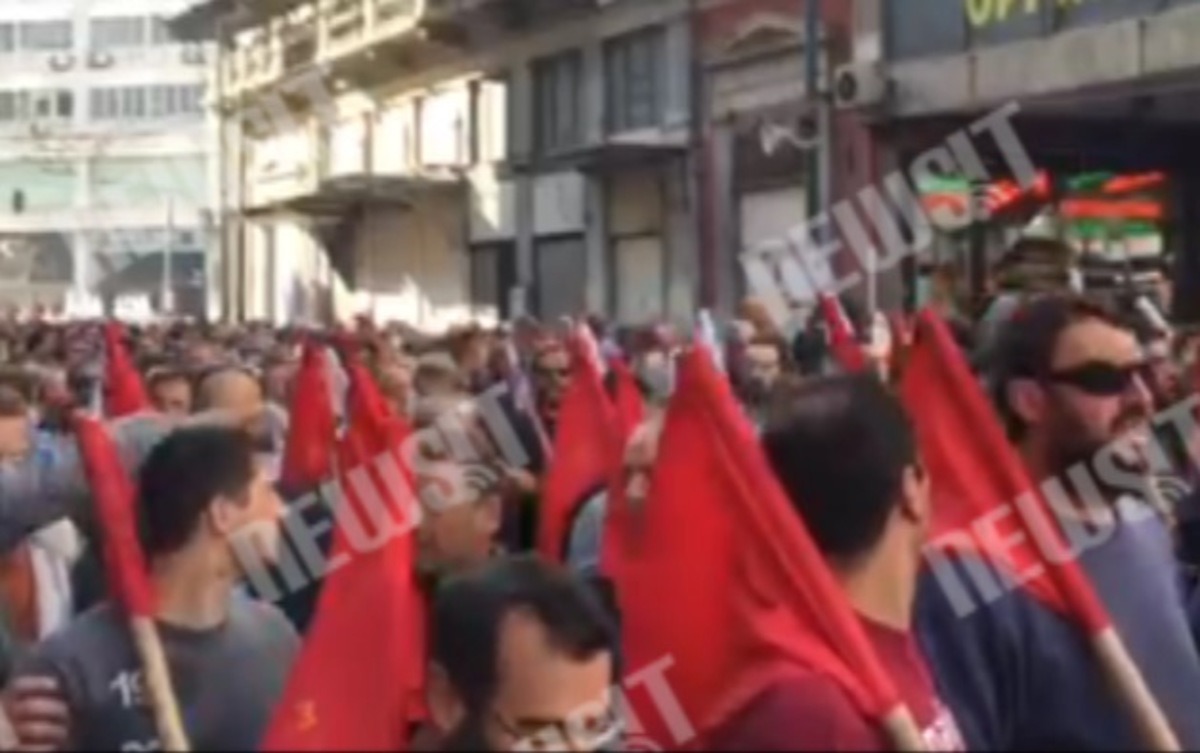 Πορεία ΠΑΜΕ στην Αθήνα