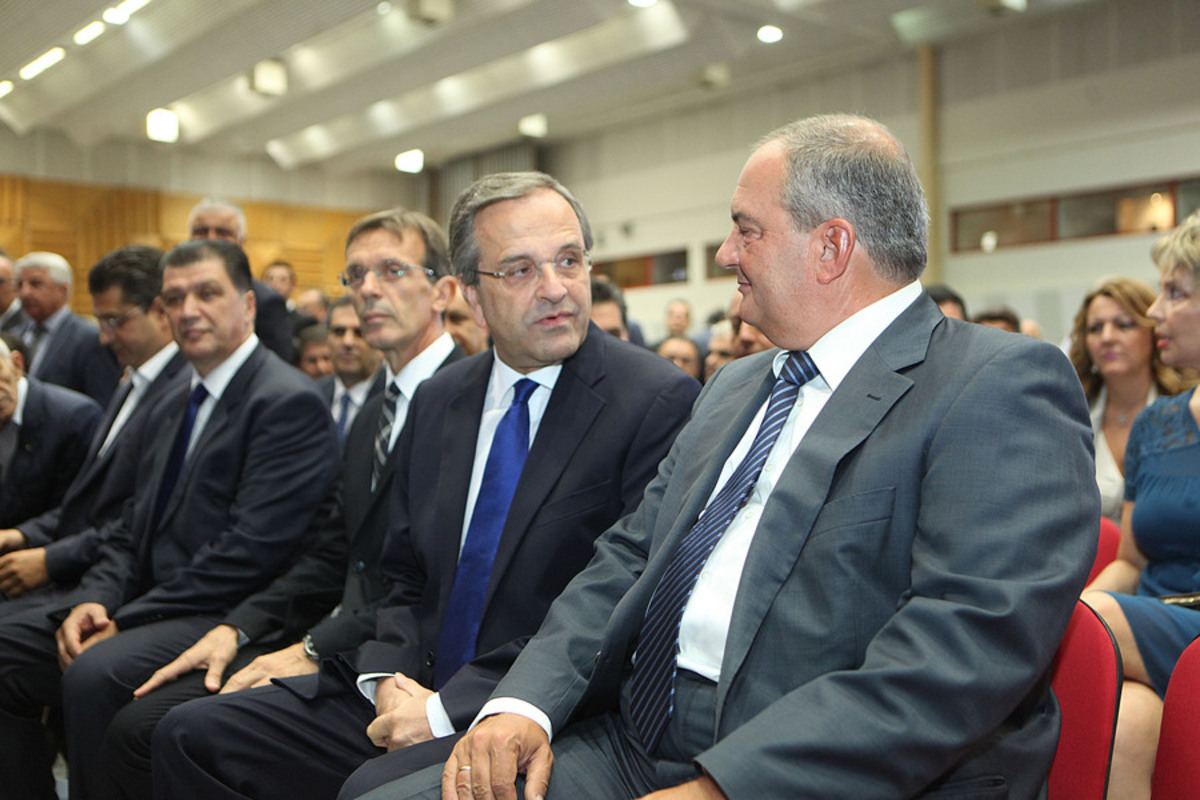 Μυστικό γεύμα Σαμαρά – Καραμανλή σε κεντρικό ξενοδοχείο