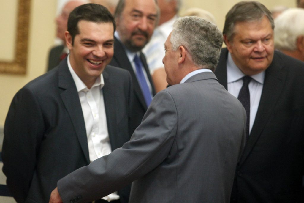 Απόψε στο ίδιο τραπέζι Τσίπρας, Βενιζέλος, Κουβέλης, Παπαρήγα