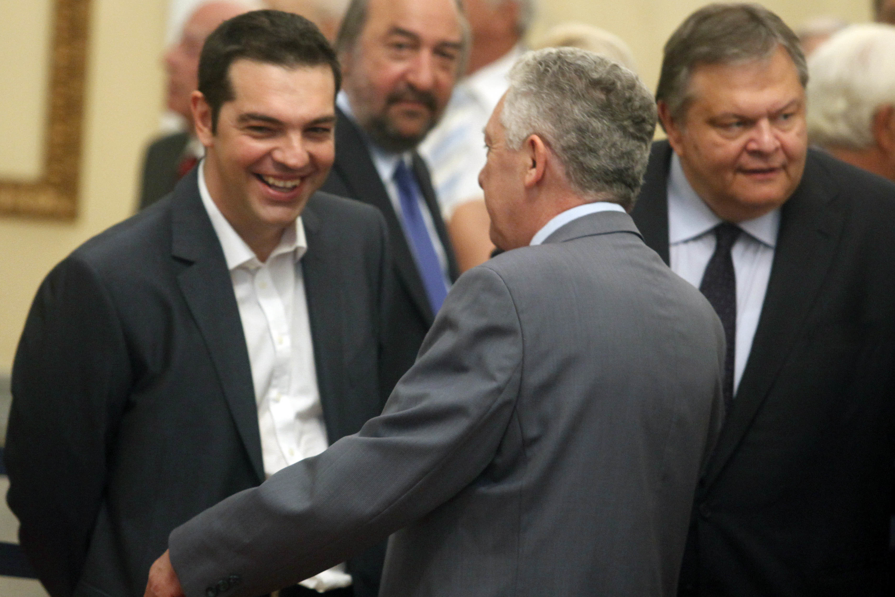 Απόψε στο ίδιο τραπέζι Τσίπρας, Βενιζέλος, Κουβέλης, Παπαρήγα
