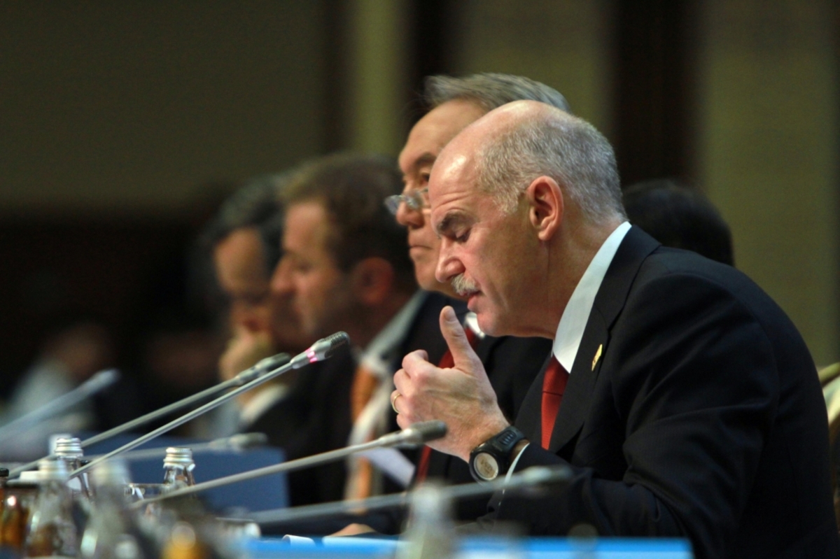 Παπανδρέου για ευρωπαϊκή οικονομία: “Ολα είναι θέμα βούλησης”