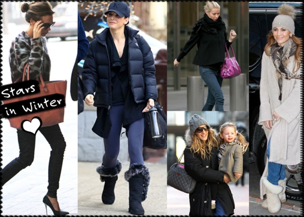 Tι φοράνε οι celebrities για να αντιμετωπίσουν το κρύο;