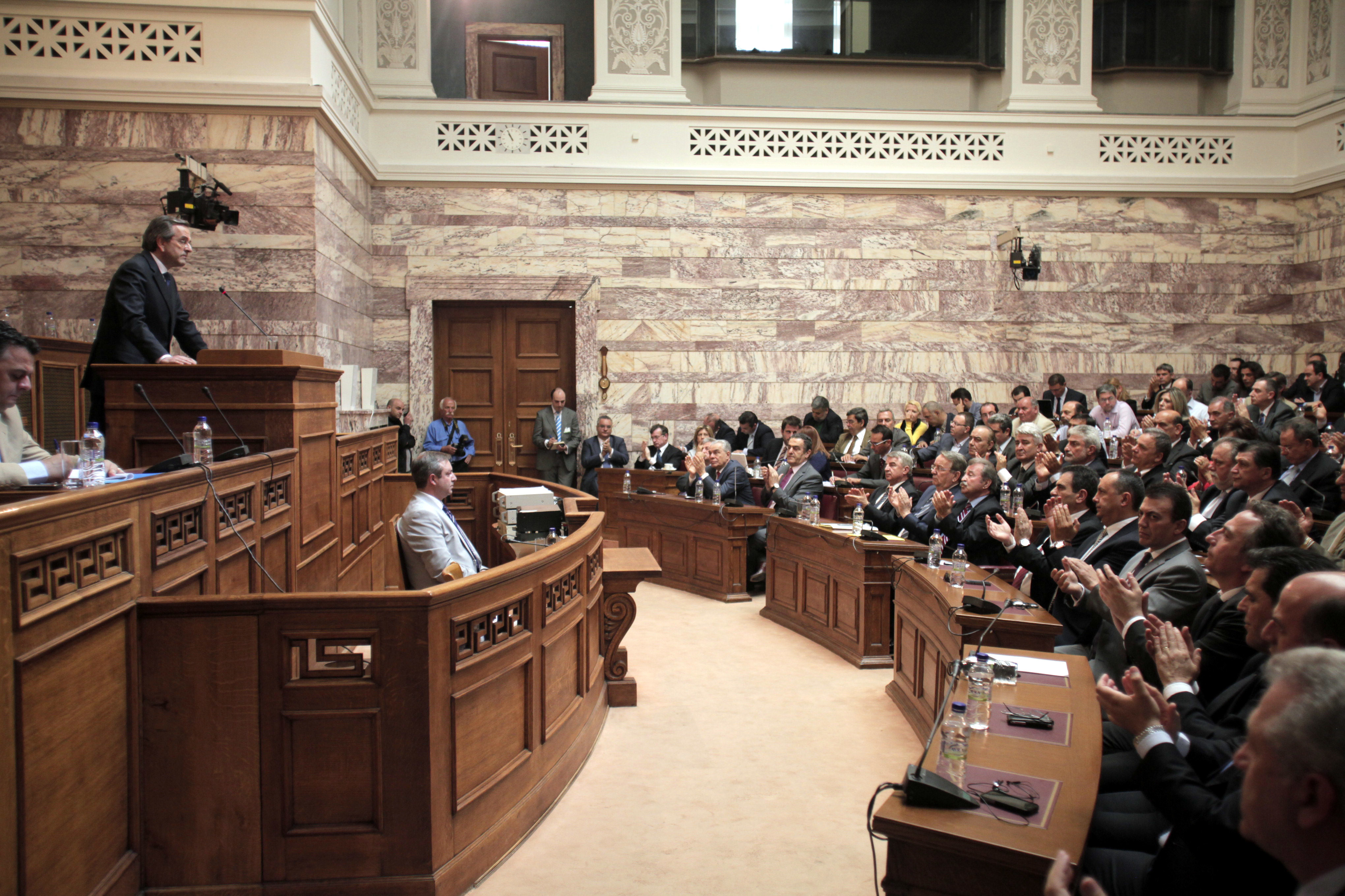 ΛΕΠΤΟ ΠΡΟΣ ΛΕΠΤΟ: Η ομιλία Σαμαρά στην Κ.Ο. της ΝΔ – “Ηθελαν να θυσιάσουν την Ελλάδα ως Ιφιγένεια”