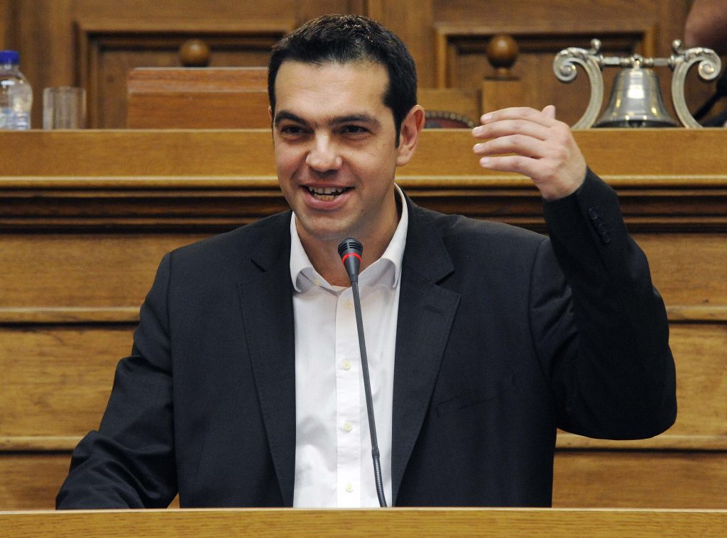 Τσίπρας: «Σαμαράς και Βενιζέλος γιες-μεν της κλονιζόμενης κ. Μέρκελ και του απελθόντος κ. Σαρκοζί»