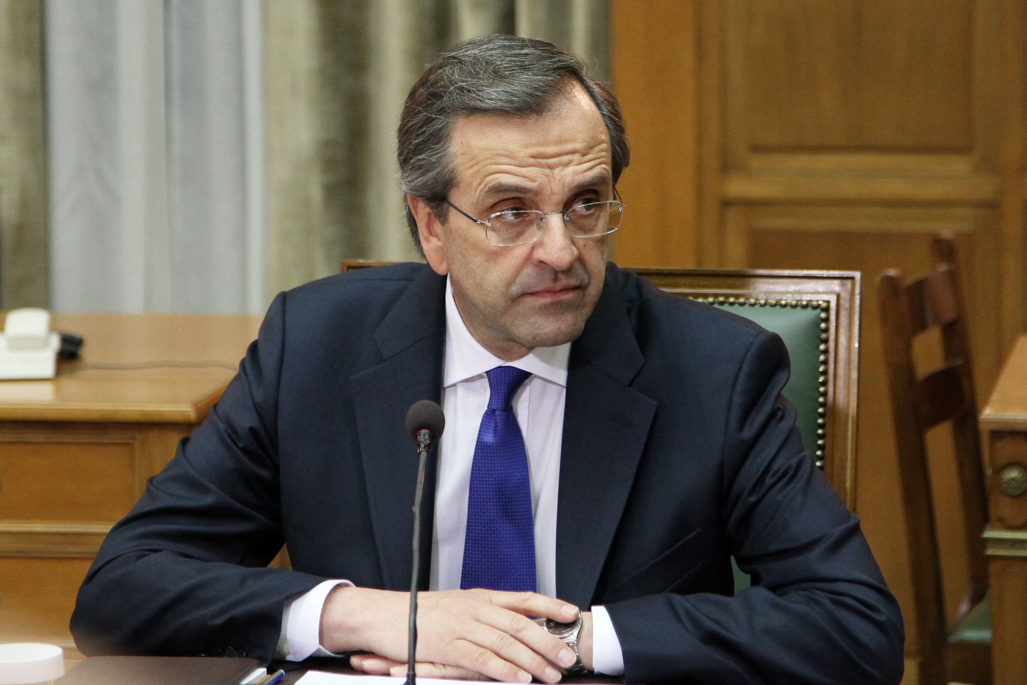 Σαμαράς προς υπουργούς: “Σε 2 χρόνια θα είναι όλα καλύτερα! – Ξέρω ότι έχουμε φτάσει μέχρι το κόκκαλο – Ευαγγέλιο για μας η προγραμματική συμφωνία