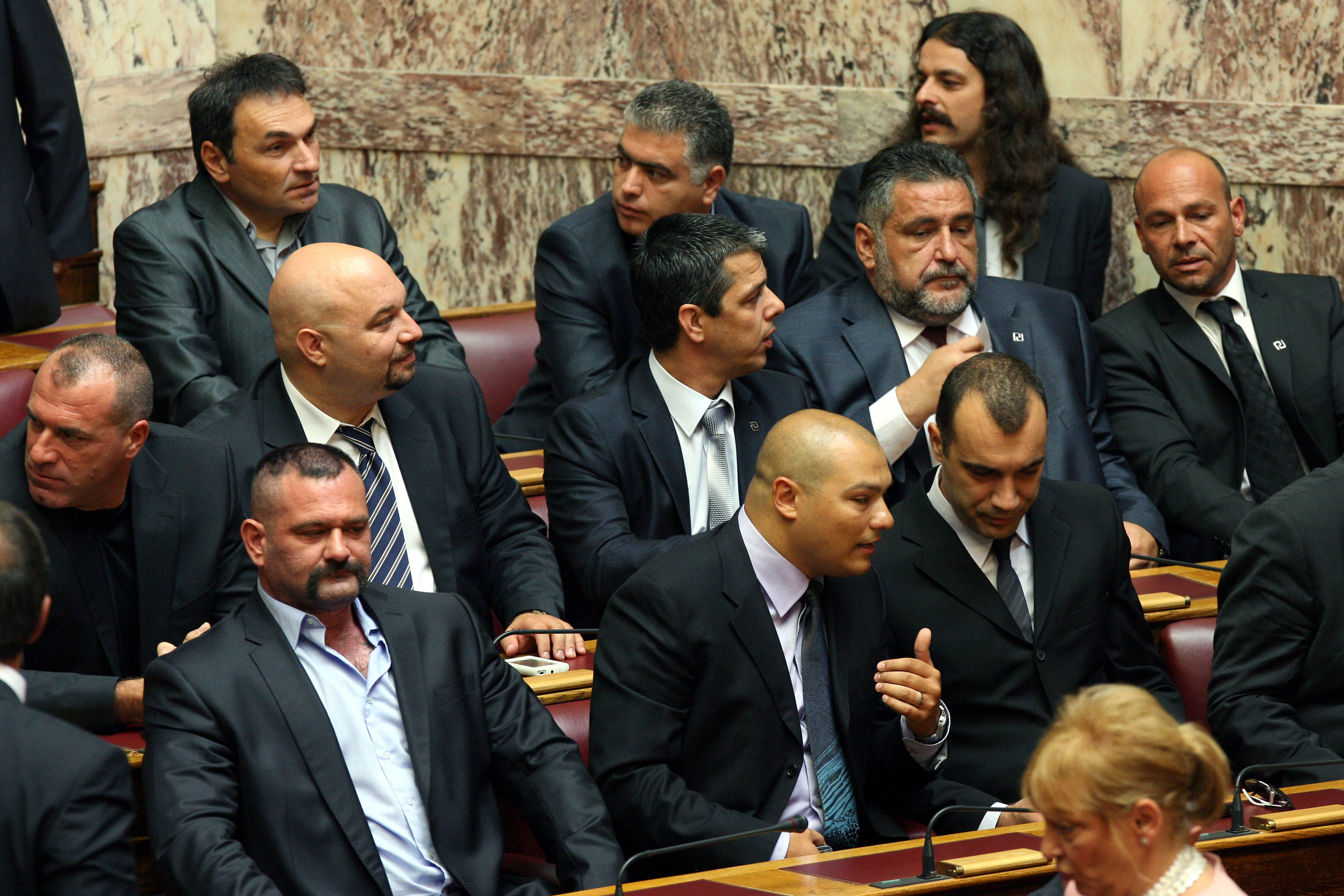 Σε απολογία οι βουλευτές της Χρυσής Αυγής Γερμενής, Μπούκουρας και Ηλιόπουλος