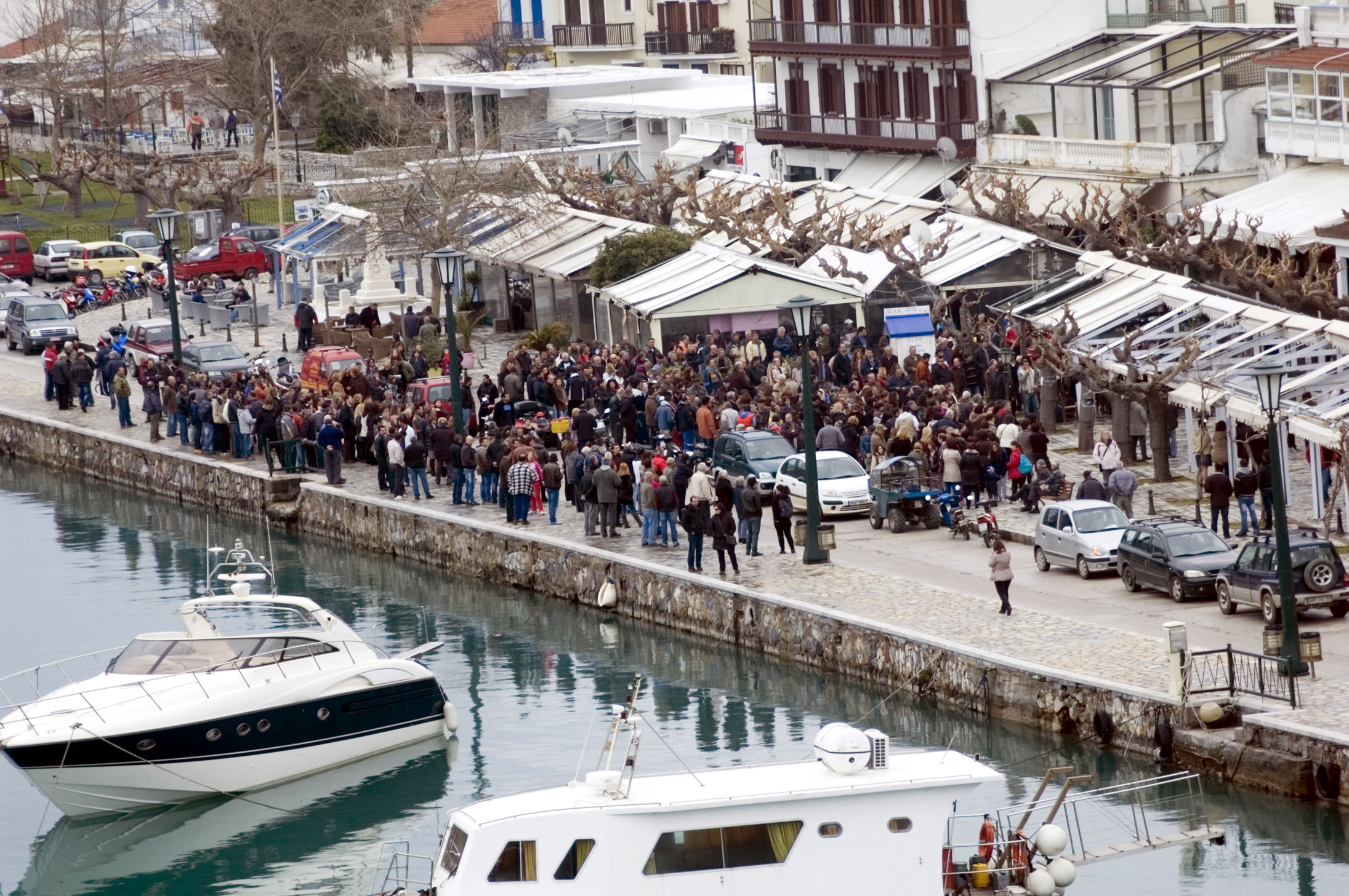Από παλιότερη κινητοποίηση στην Σκόπελο ΦΩΤΟ EUROKINISSI