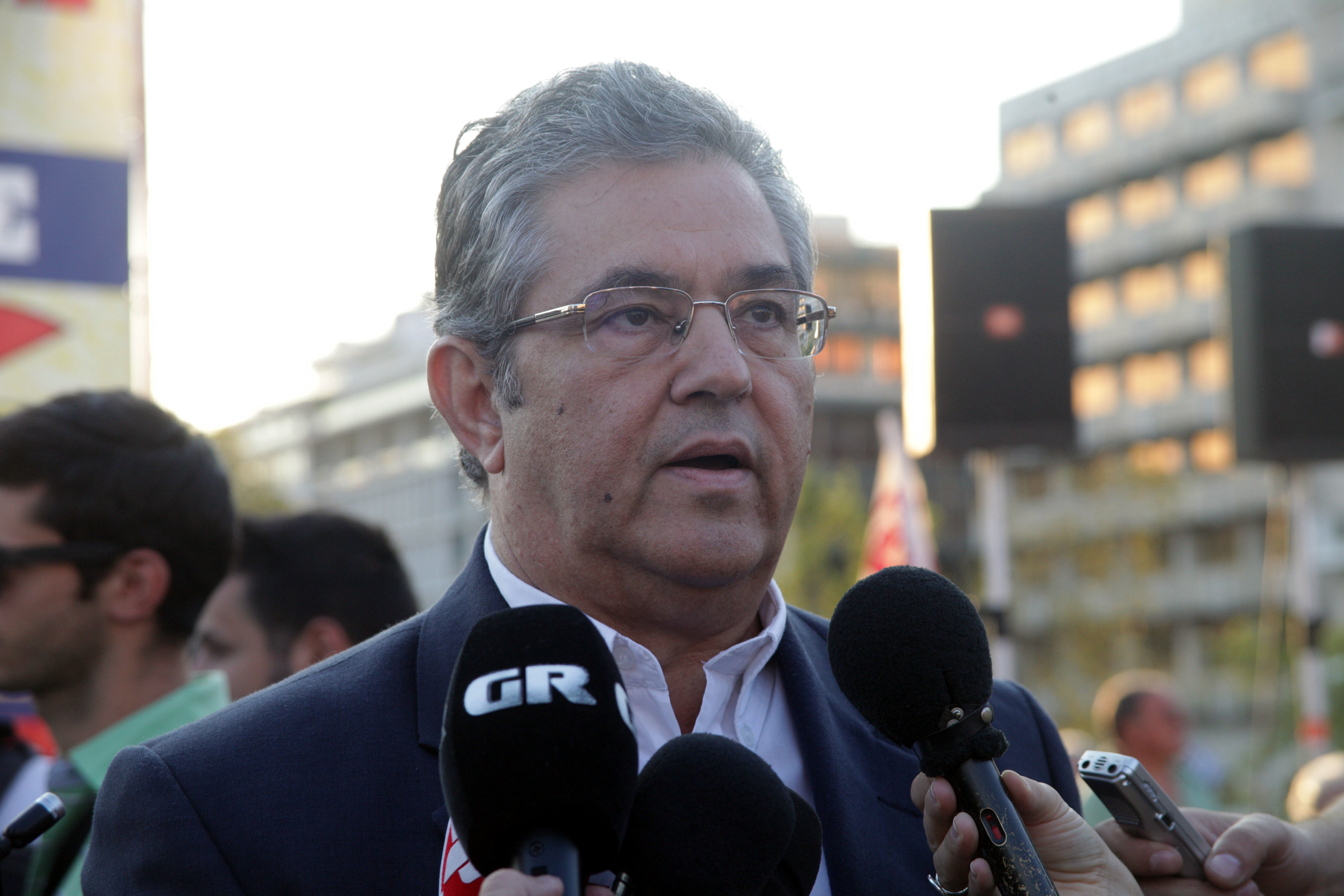 Ο γ.γ. του ΚΚΕ Δημήτρης Κουτσούμπας ΦΩΤΟ EUROKINISSI