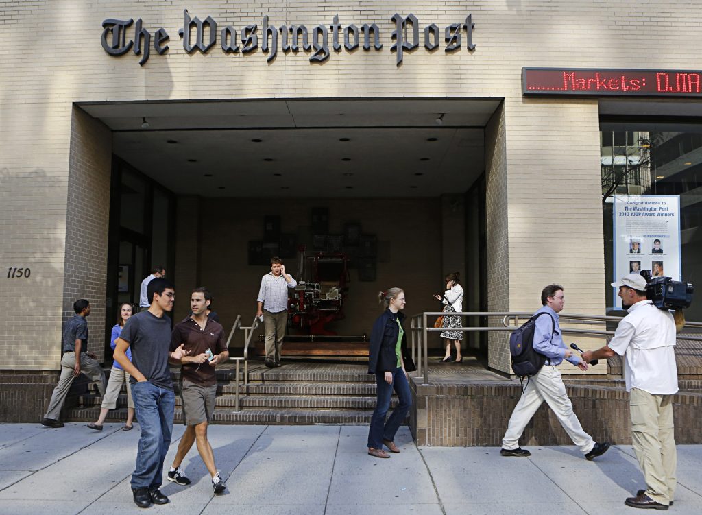 Στα γραφεία της Washington Post ο Αντώνης Σαμαράς